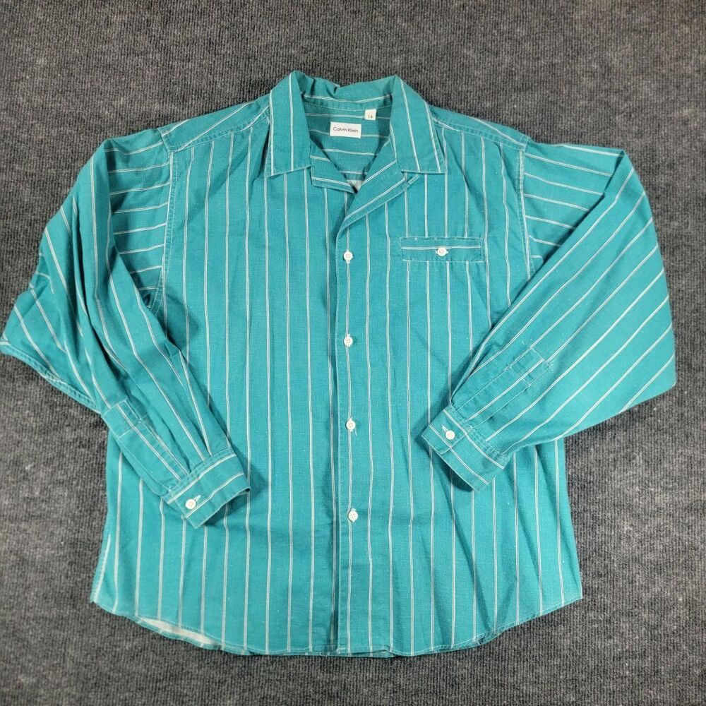 Calvin-klein Women's Blue and Green Blouse